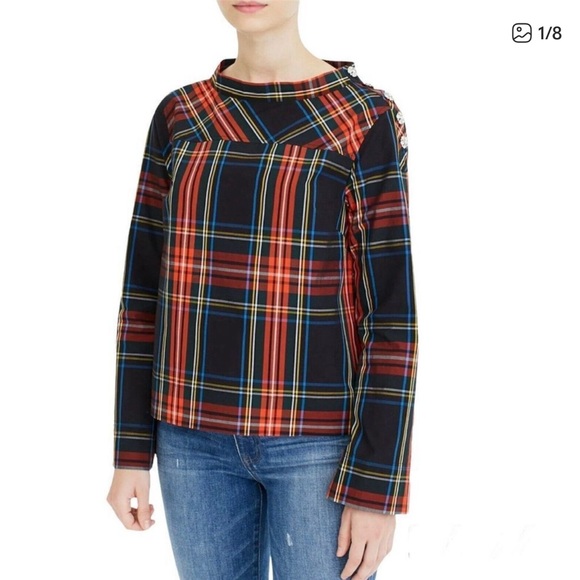 J. Crew Tops - NWT J Crew Plaid Long Sleeve 10 petite